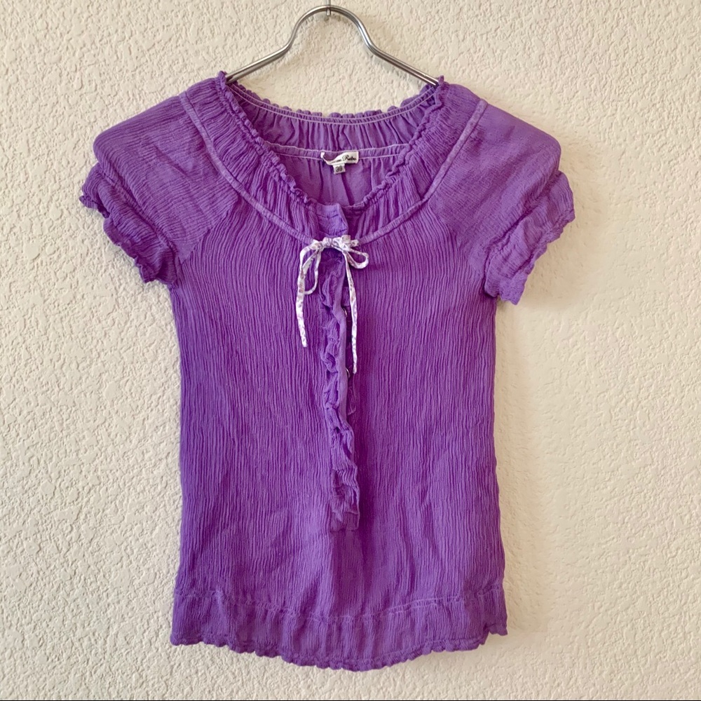 AMERICAN RETRO | crepe silk blouse